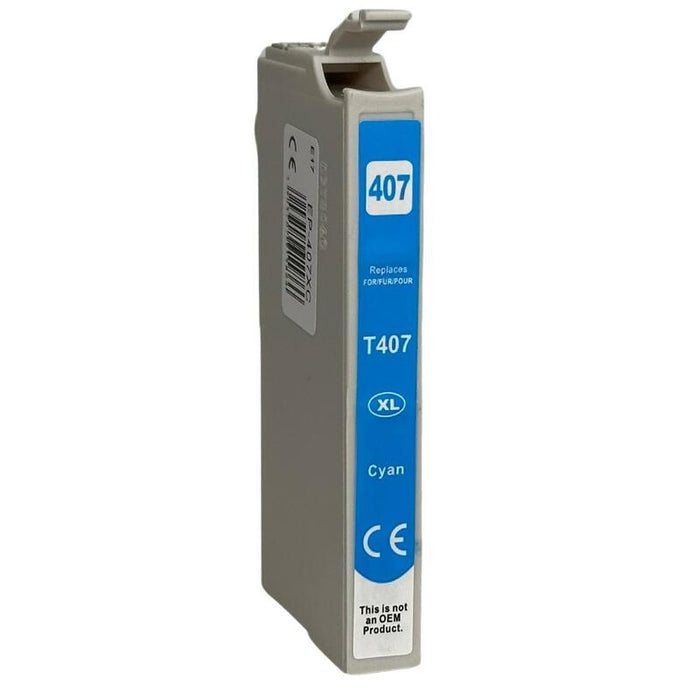 Tinta Para Epson 407xl / T07u2 Cyan 26 Ml Bulk