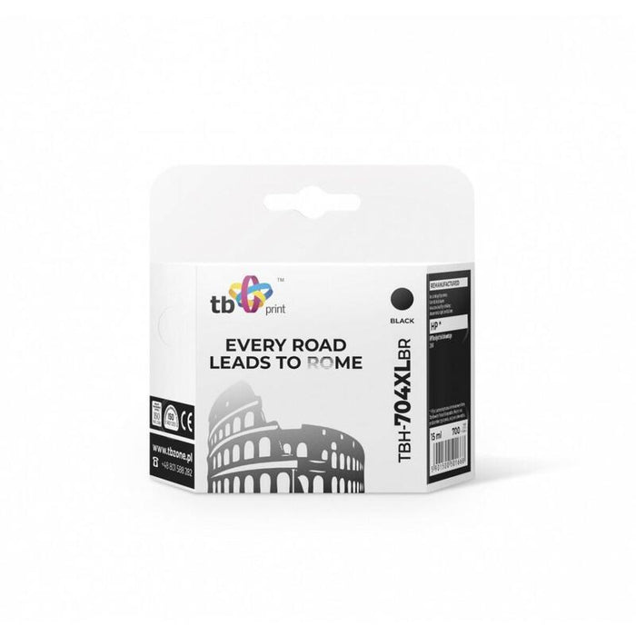 Tinta Para Hp Dj Ia 2060 (Hp Nr 704 Cn692ae) Tbh-704xlbr Bk Ref. Xl