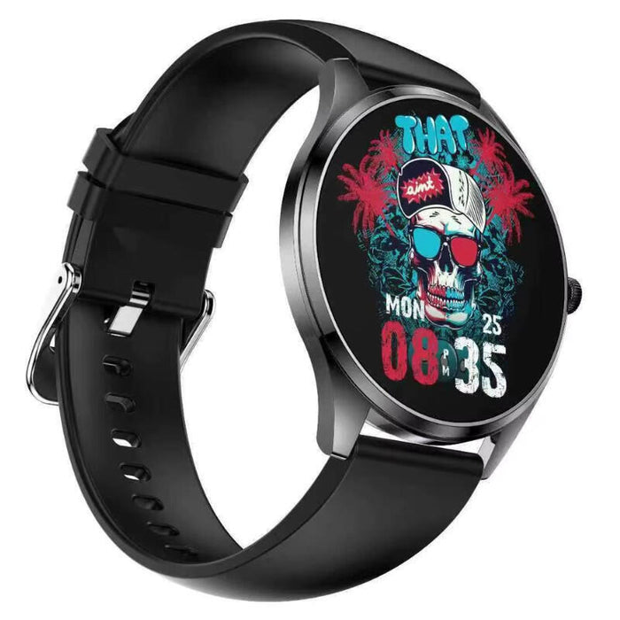Tn99 Smartwatch Con Correa De Silicona Negro Llamadas Bt - Reloj Inteligente