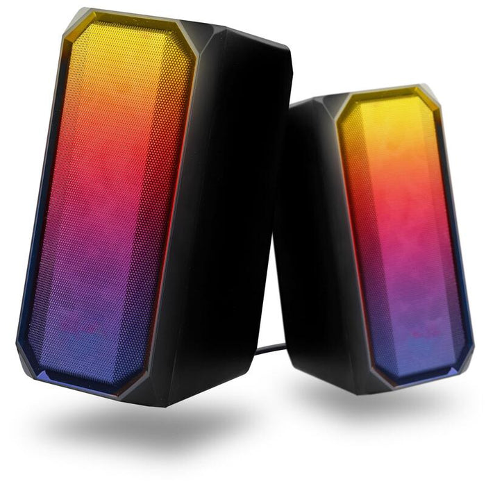Tnb Altavoces Rgb Gaming Wired Speakers - Black