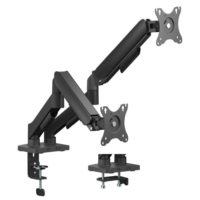 Tnb Ergo - Double Arm Mechanical Monitor Stand - Black