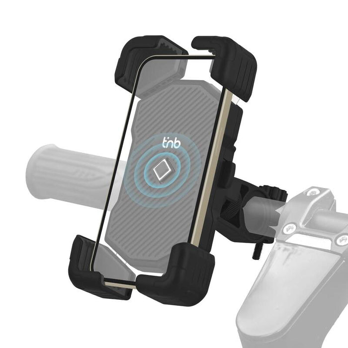 Tnb Urban Moov - Reinforced Smartphone Holder With Automatic Locking - Universal Bike/Scooter - Black