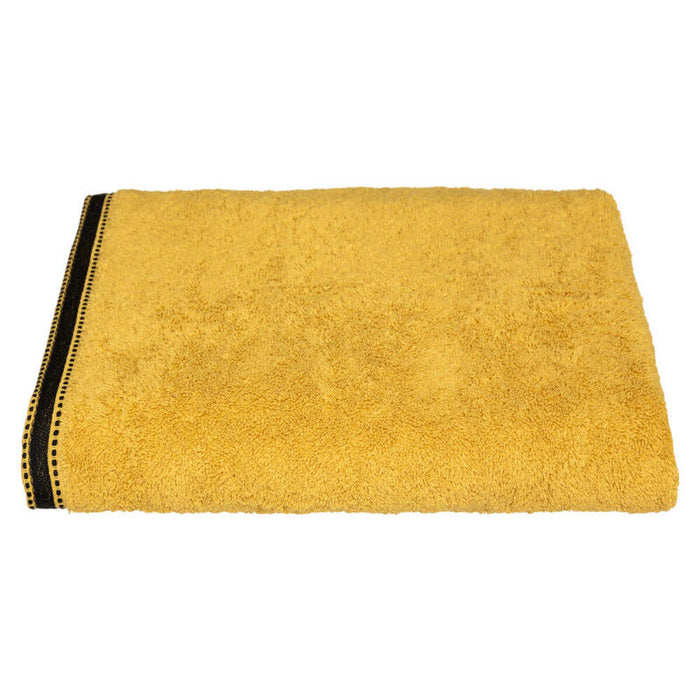 Toalla Baño Premium Color Mostaza 100x150cm