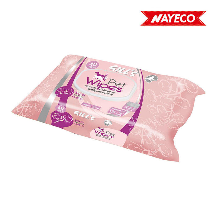 Toallitas Humedas Xl Aroma Perfume De Talco 40 Unid. (30x20cm) Gill'S