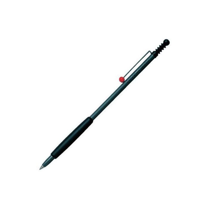 Tombow Portaminas 0,5mm Zoom 707 Ultra-Fino Gris Oscuro/Negro/Rojo
