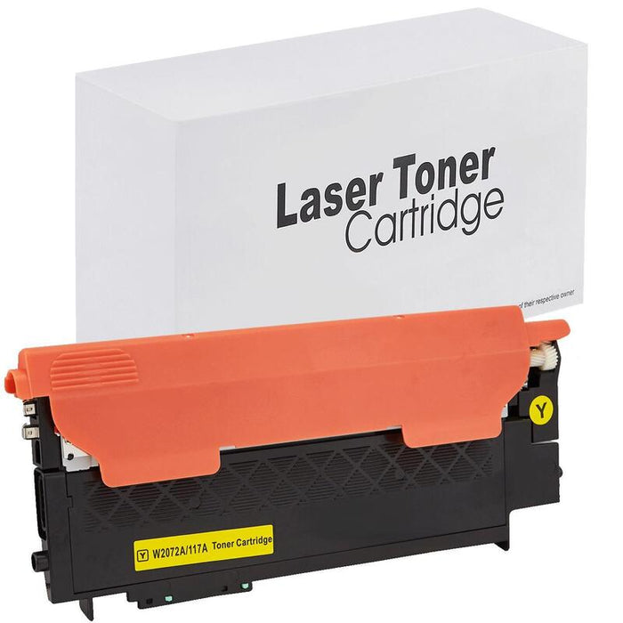 Toner Compatible Hp W2072a / 117a / Amarillo /  Con Chip