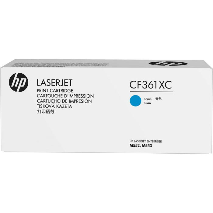 Toner Hp 508x Cyan | Contract | 9500pgs | Laserjet M552dn, M553dn,N,X, M577