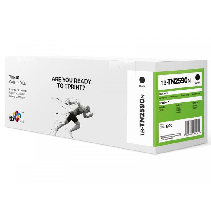 Toner Para Brother Tn2590 Tb-Tn2590n Bk 100 Nuevo
