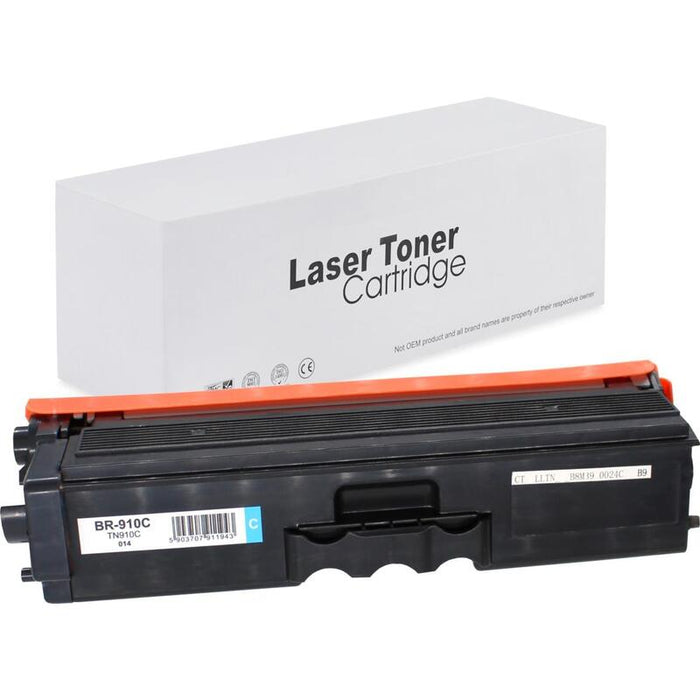 Tóner Para Brother Tn910c Cyan 9000 Páginas Neutral Box