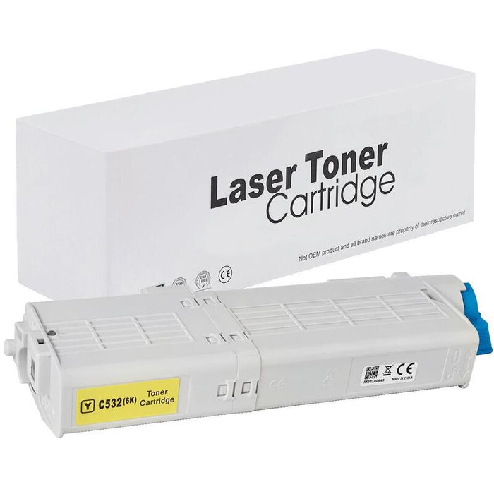 Tóner Para Oki 46490605 Amarillo 6000 Páginas Neutral Box