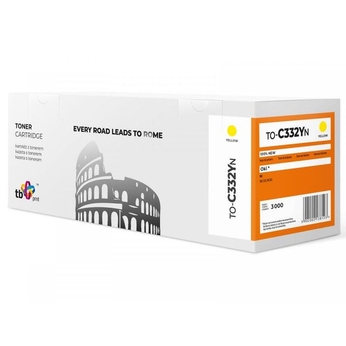 Toner Para Oki C332      To-C332yn Ye 100% New