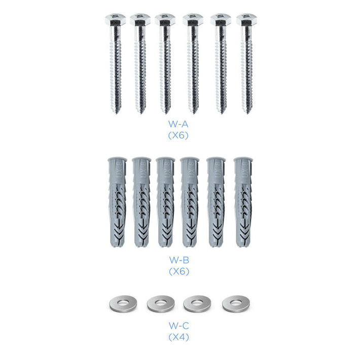 Tooq Soporte Fijo De Pared Para Tv De 60"-100" - Peso Max 130kg - Vesa 900x600mm - Negro