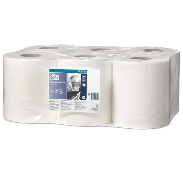 Tork Rollo Papel De Secado Extra 2 Capas 120m X 20,5cm Gofrado Blanco -Pack 6u-