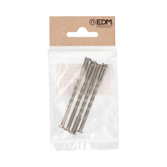 Tornillo Pasante Multicorte Trn02 M4 X 75 Mm Níquel Satinado