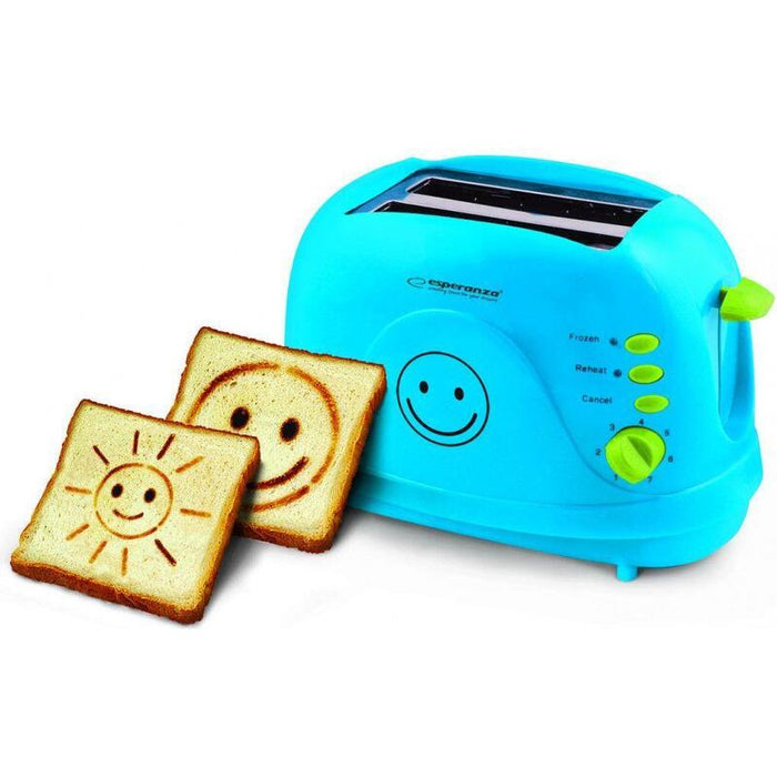Tostadora Esperanza Ekt003b 750 W Azul
