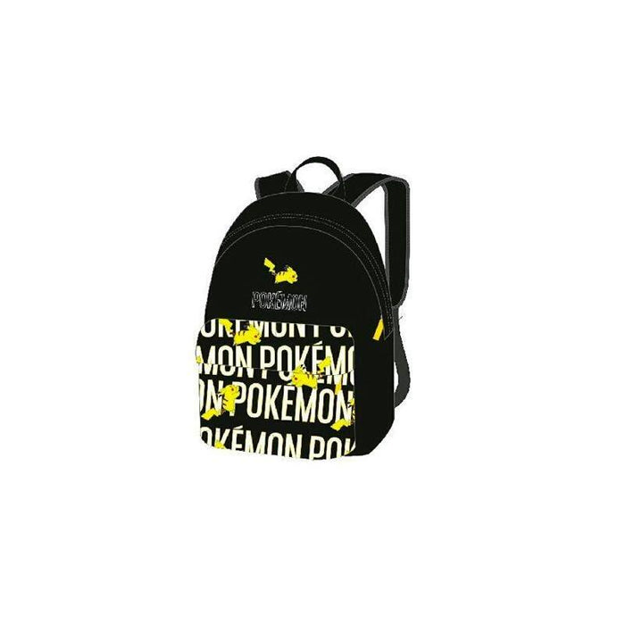 Toybags Mochila Pokemon Pikachu Diseño Americano Adaptable A Carro - 2 Bolsillos