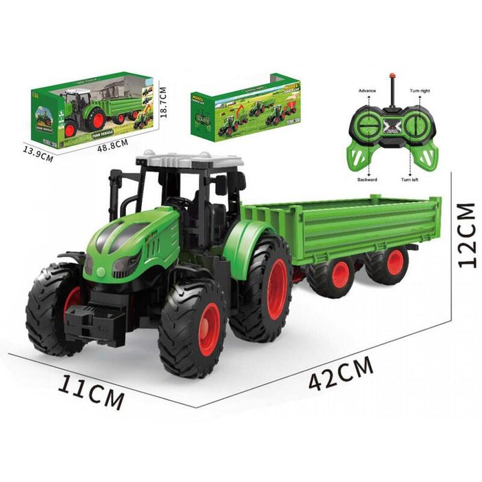 Traktor R/C Z Przyczepa