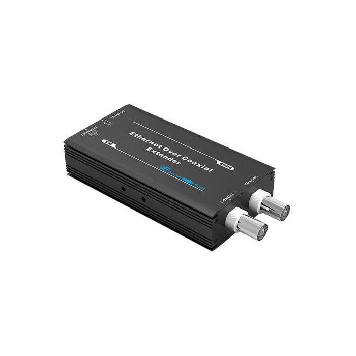 Transmisor Extensor Alimentación Y Ethernet A Través De Un Solo Cable Coaxial