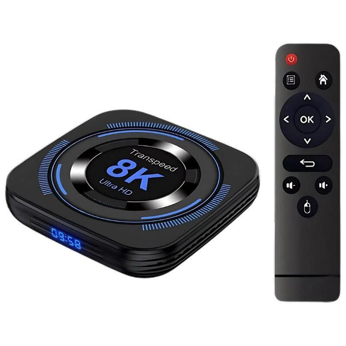 Transpeed 8k H618 2gb/16gb Wifi Dual Android 12 Negro - Android Tv