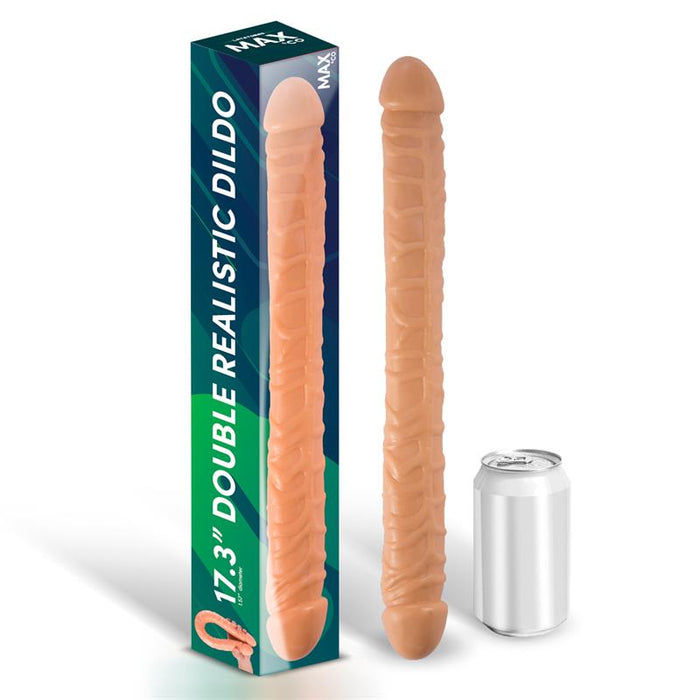 Trent Dildo Doble Realista Natural 44 Cm