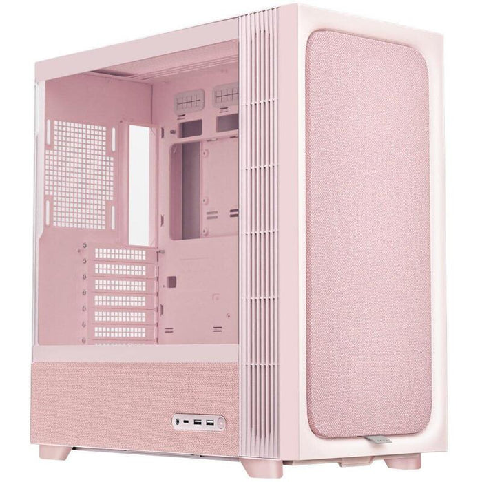 Tryx Flova F50 Pc Carcasa, Midi-Tower, Atx, Tempered Glass - Rosa