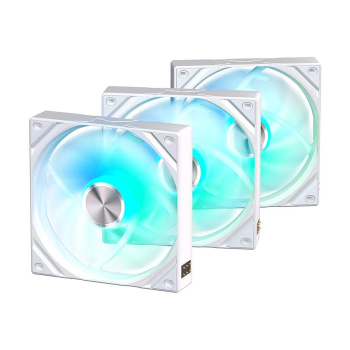 Tryx Rota Sl Argb Ventilador - Pack De 3, 120 Mm, Blanco