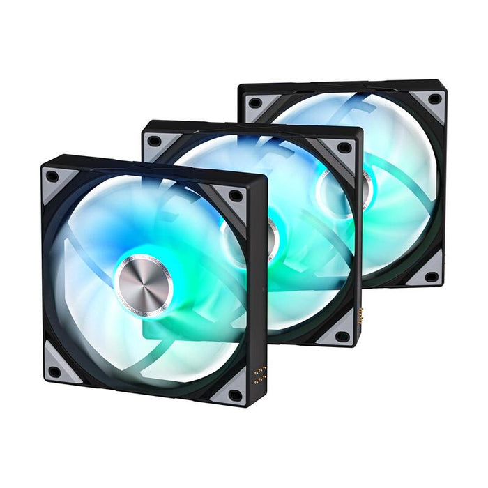 Tryx Rota Sl Argb Ventilador - Pack De 3, 120 Mm, Negro