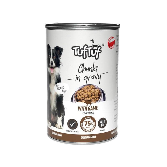 Tuf Tuf Kawalki Miesne Z Dziczyzna Para Perro Puszka 415g