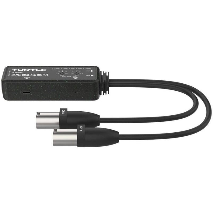 Turtle 2ch Analog Xlr Output Dante Adapter - Adapter Dante