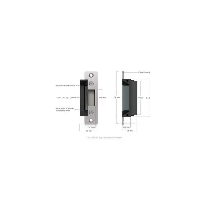 Ubiquiti Uacc-Lock-Strike-Safe-15mm Cerradura El&Eacute Ctrica De Seguridad Contra Fallos (Fail-Safe) Que Se Conecta A Un Access Hub De Unifi Access.