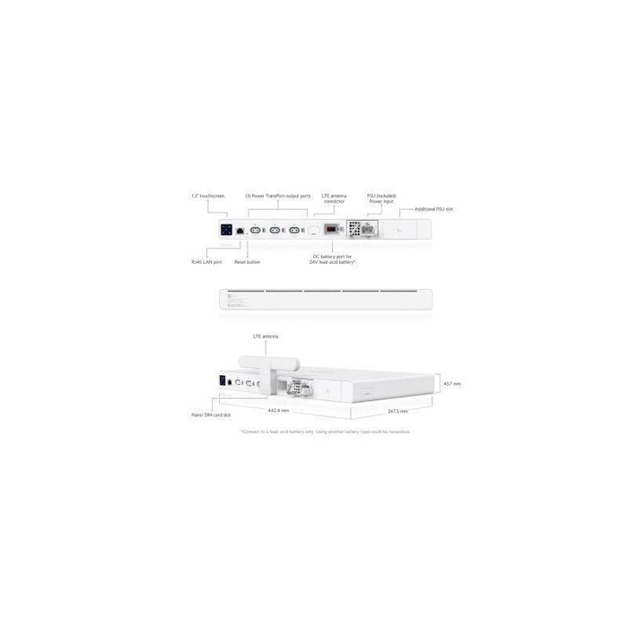Ubiquiti Uisp Power Professional, Sai Blanco, Sin Batería Uisp-P-Pro