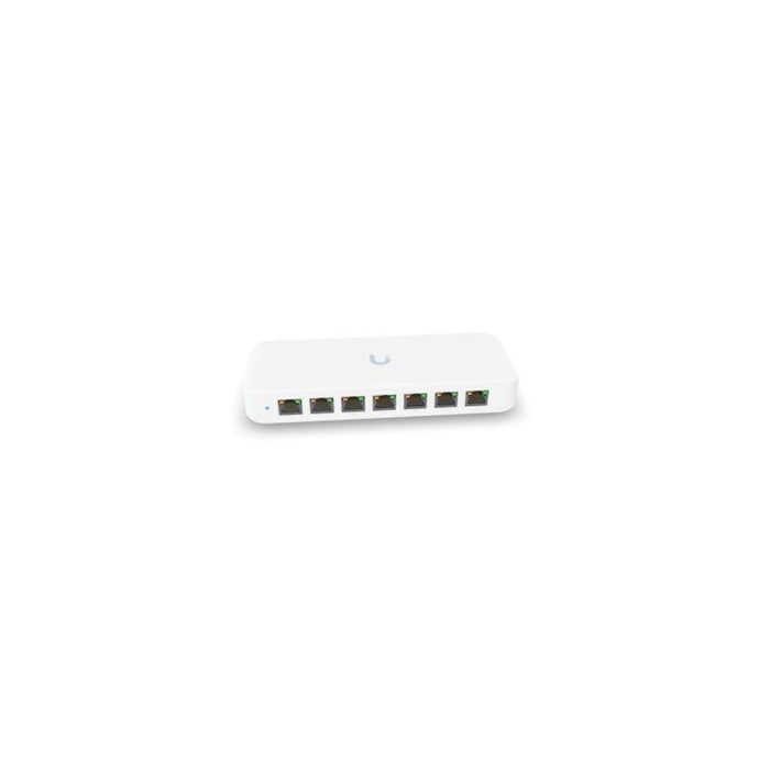 Ubiquiti Usw-Ultra Producto Reacondicionado. Switch Poe Compacto De Capa 2 Con 8 Puertos Gbe (7 Con Salida Poe+ Y 1 Con Entrada Poe++). Poe Budget 42w Con Entrada Poe++ Y 16w Con Entrada Poe+. Incluye Accesorio Para