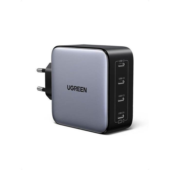 Ugreen 100w Gan Tech Fast Wall Charger, 4x Usb-C Negro, 4-In-1