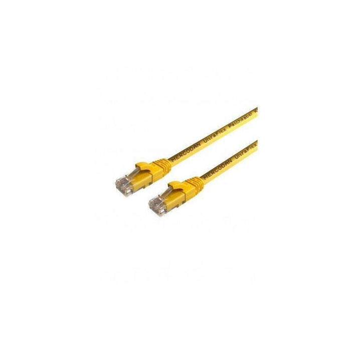 Ultraflex Patchkabel Kat6  Utp, 0,5m, Gul, Lszh