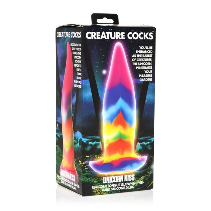 Unicorn Tongue Dildo De Lengua Brilla En La Oscuridad