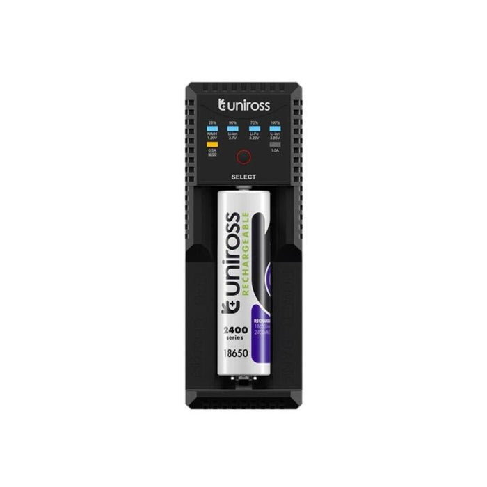 Uniross Cargador Universal Mini 3t Nimh/Nicd/Li-Ion/Lifepo4 Caja 1 Unidades