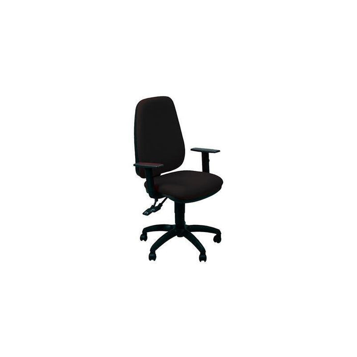 Unisit Silla Administrativa Sincro Tete Reposabrazos Ajustables Negra