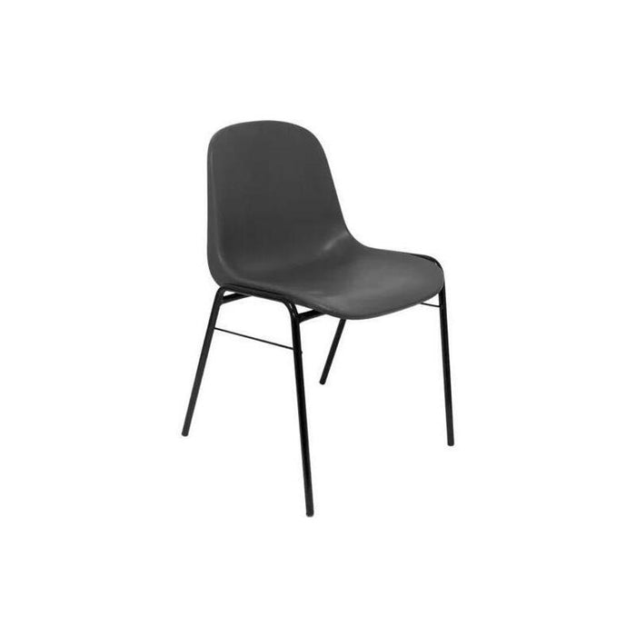 Unisit Silla De Visita Plástico Apilable Pp Gris