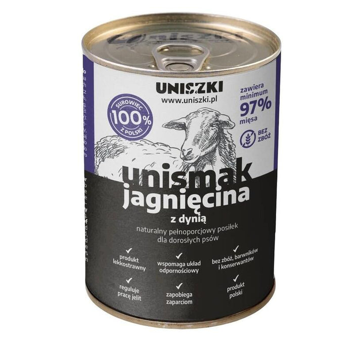 Uniszki Unismak Lamb With Pumpkin - Comida Húmeda Para Perros - 400g