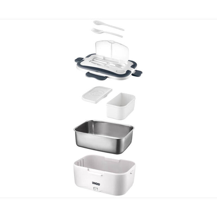 Unold 230.338 Fiambrera Táper Blanco Acero Inoxidable 1,5 L