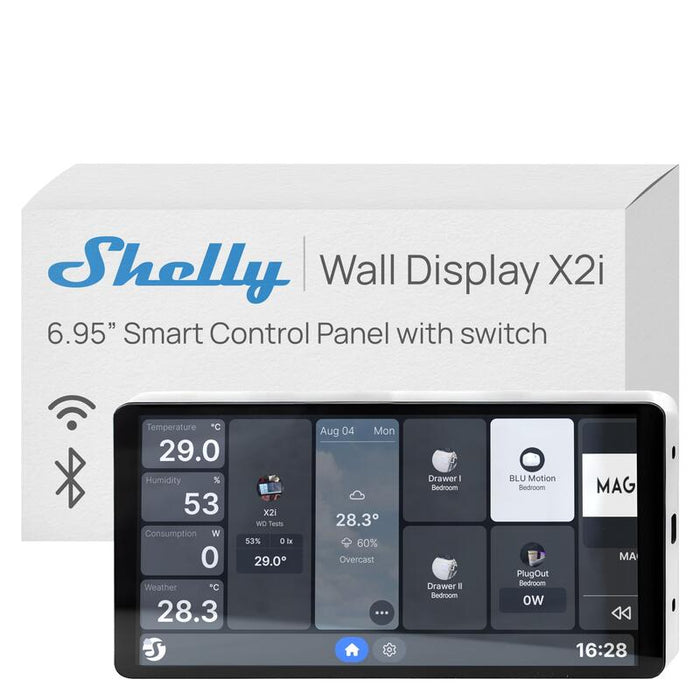 · Unterputz · Wall Display X2i Silver · Wlan · Silber