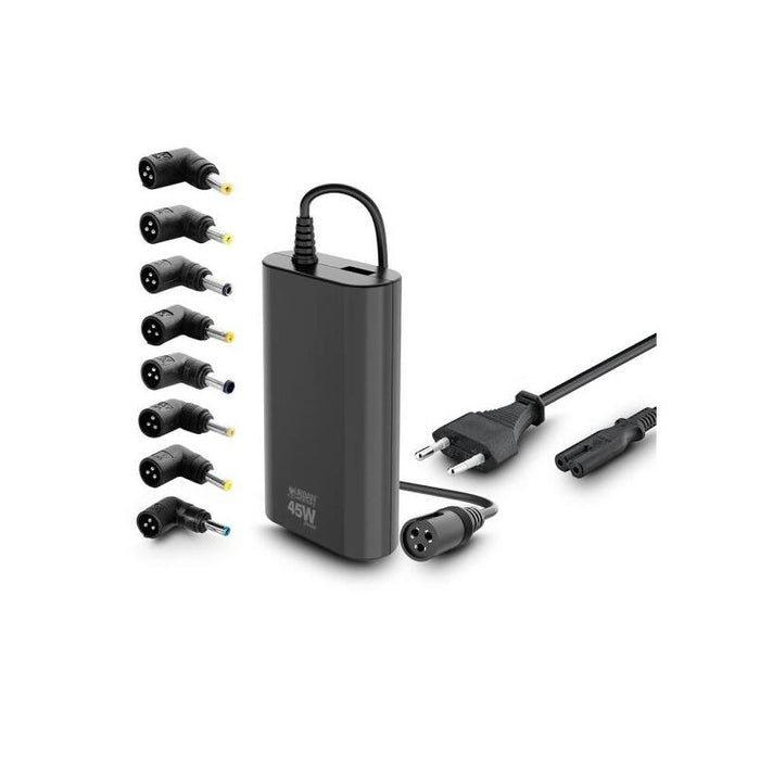 Urban Factory Alee Cargador Universal Para Portatil De 45w - 1x Usb-A - Negro