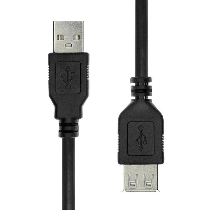Usb 2.0 Extension Cable Black  0.5m