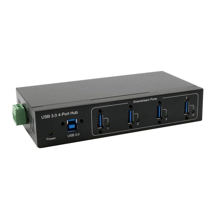 Usb 3.2 Hub 4-Port Gen1 Inkl.Usb Kab Inkl.Usb-Cable Din-Rail-Kit Via Chip