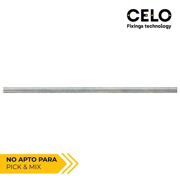 Varilla Roscada M6 X 1000mm Din/Ref 975 Zincado (Caja 100 Unid)