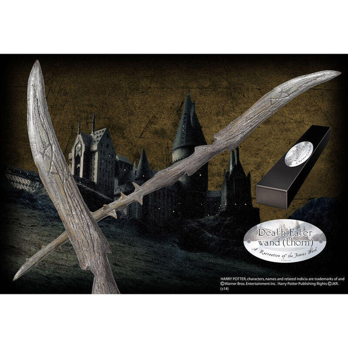 Varita Mortifago Espinas Harry Potter