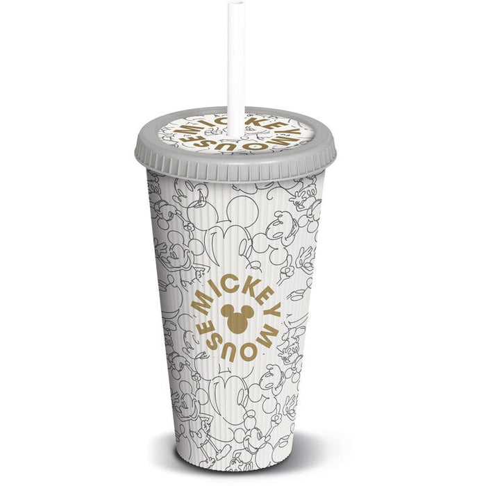 Vaso De Caña En Relieve Pp 790 Ml Mickey Mouse Signature