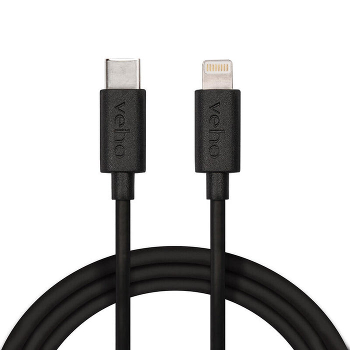 Veho Vcl-005-Mfi-C-1m Cable De Conector Lightning Negro