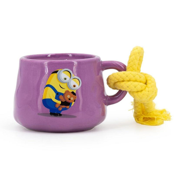 Vela Aromática Minions In Taza Con Kordel Bob & Tim - 200g