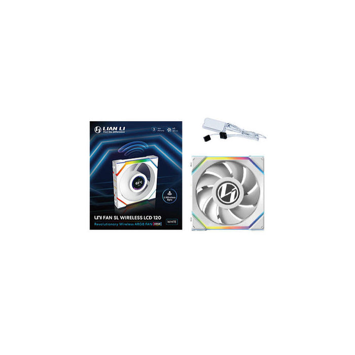 Ventilador 120x120 Lian Li Unifan Sl Wireless Lcd White